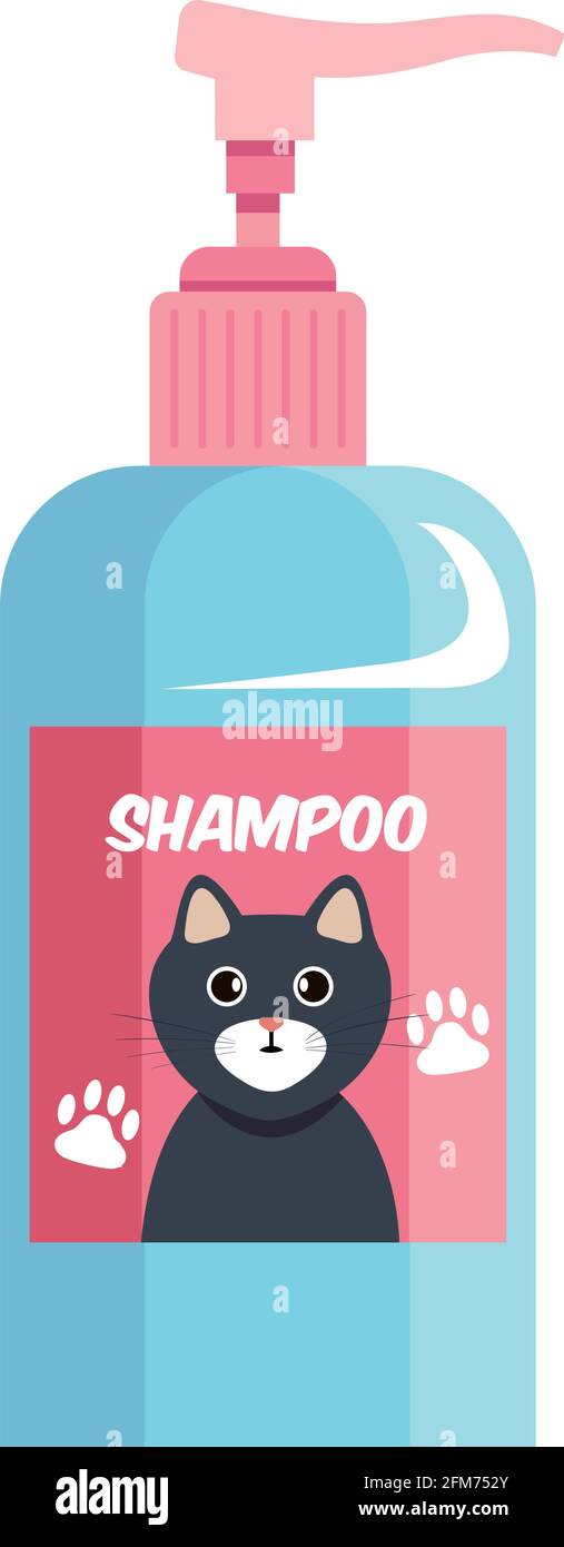 cat shampoo bottle Stock Vector Image & Art Alamy