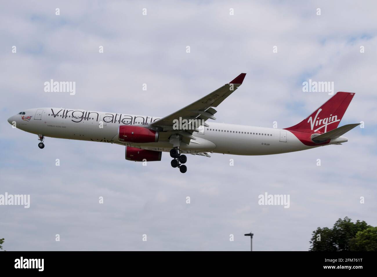 Virgin Atlantic Airbus A330 Stock Photo