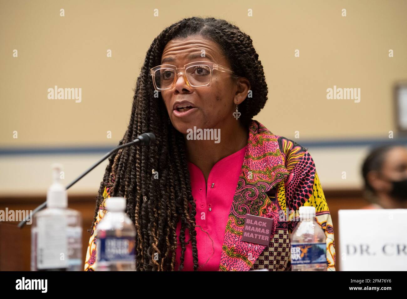 Joia Adele Crear-Perry, M.D., FACOG, Founder and President, National Birth Equity Collaborative, appears before a House Committee on Oversight and Reform hearing “Birthing While Black: Examining Americas Black Maternal Health Crisis” in the Rayburn House Office Building in Washington, DC, Thursday, May 6, 2021. Credit: Rod Lamkey/CNP /MediaPunch Stock Photo