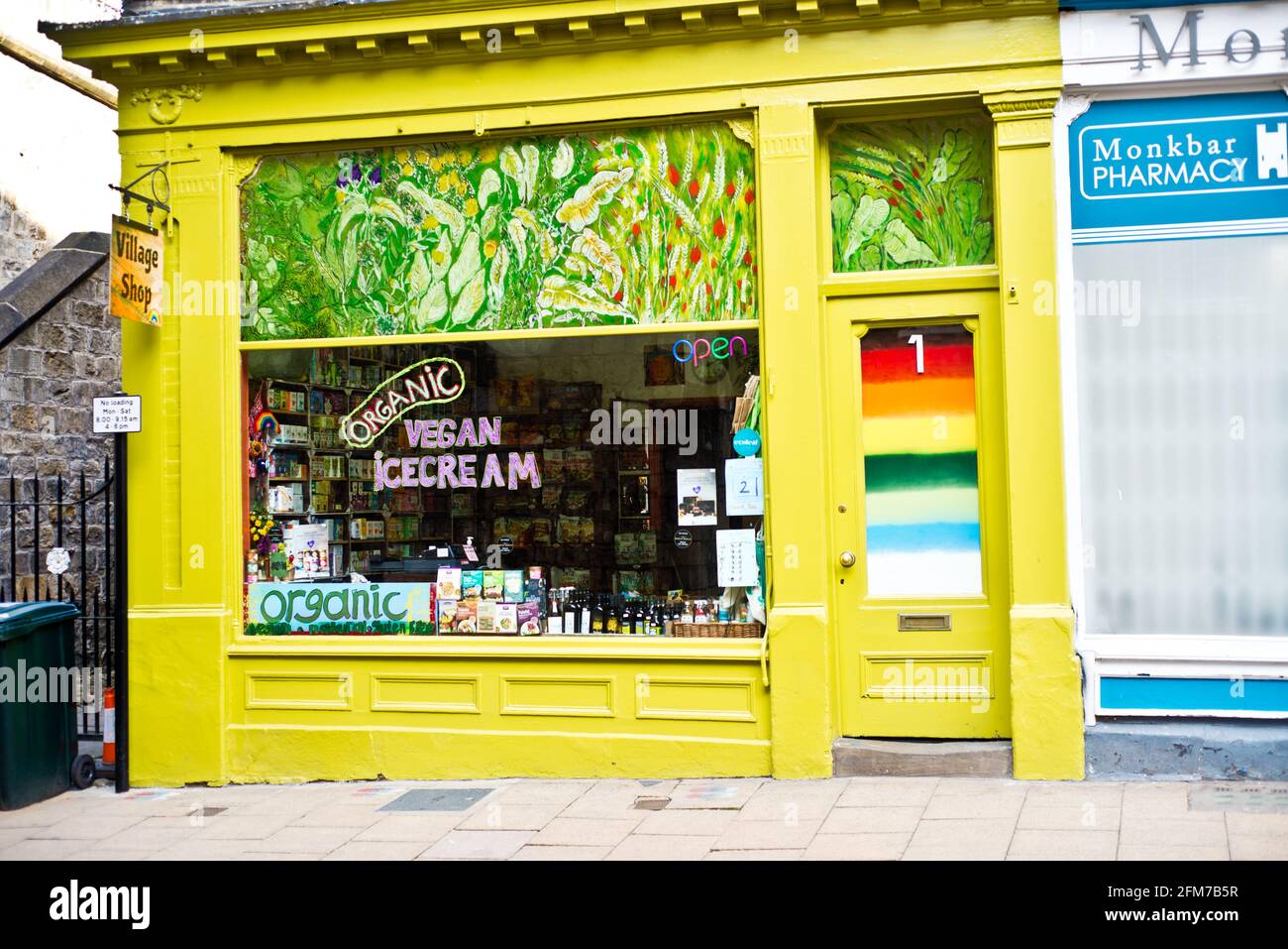Village Shop, Monk Bar, York, England Stock Photo Alamy