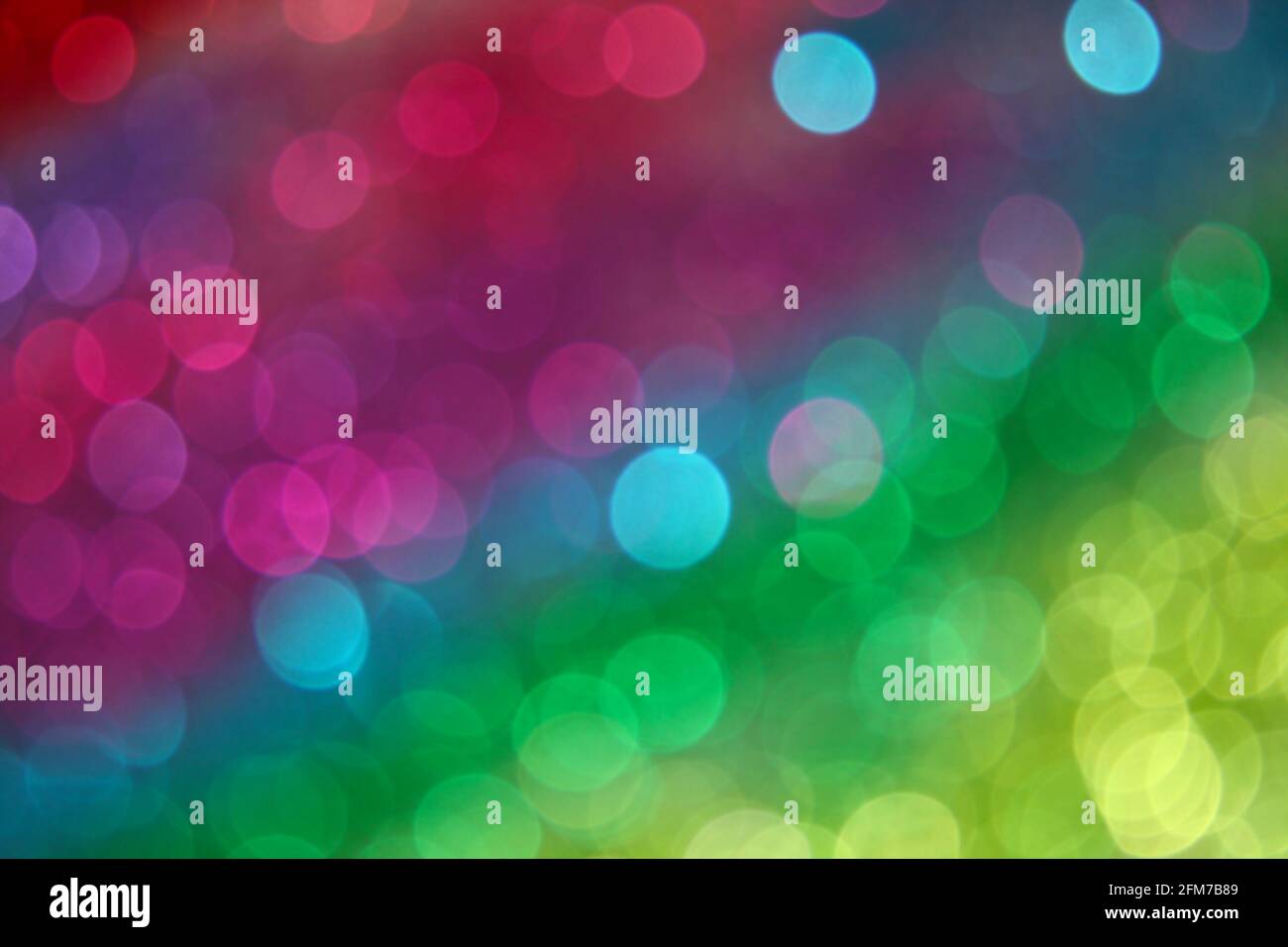 Blur Background Colorful Bokeh Rainbow Colors Stock Photo