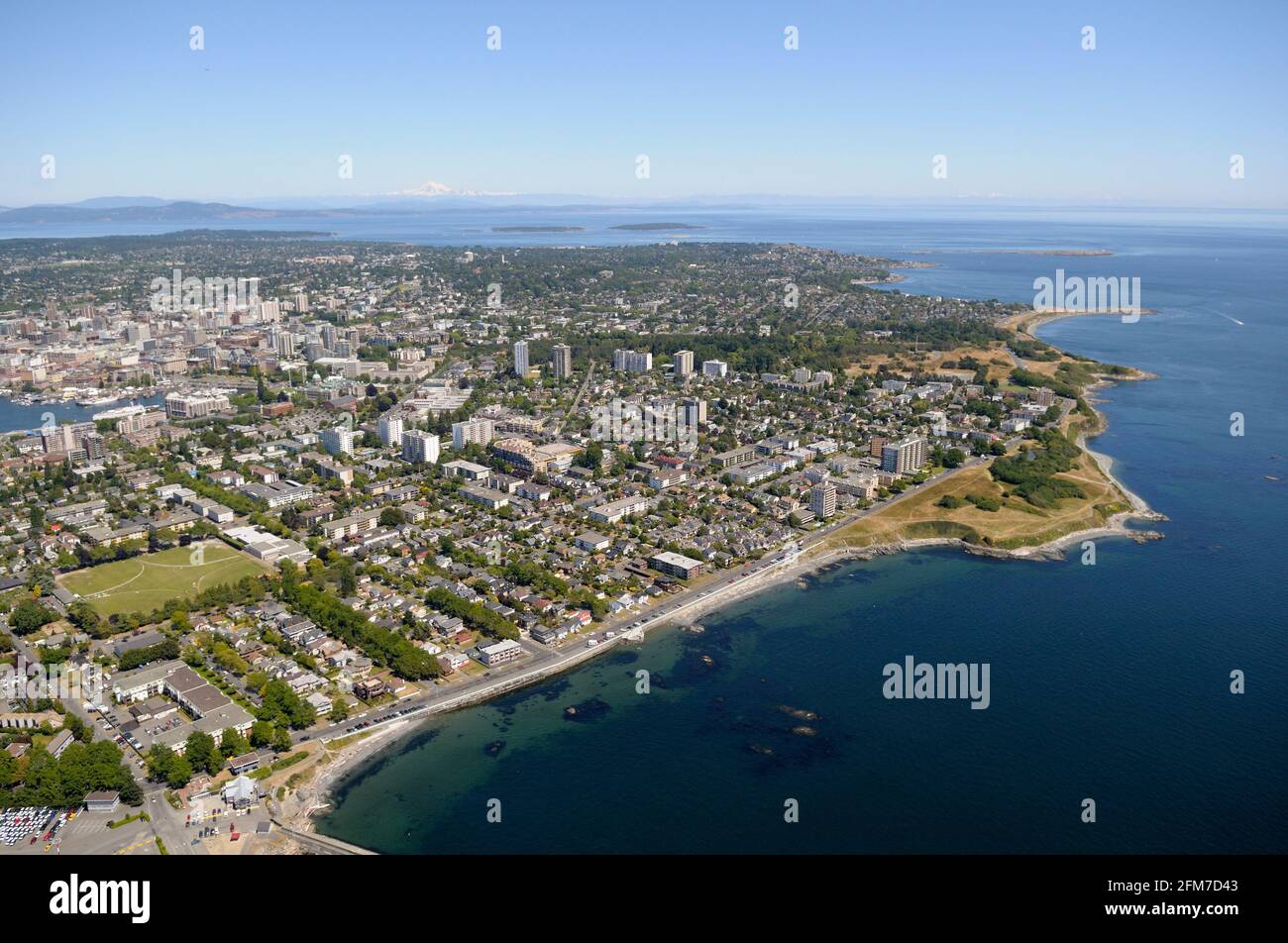 Aerial photograph of Beacon Hill Park and Victoria, Victoria, Vancouver