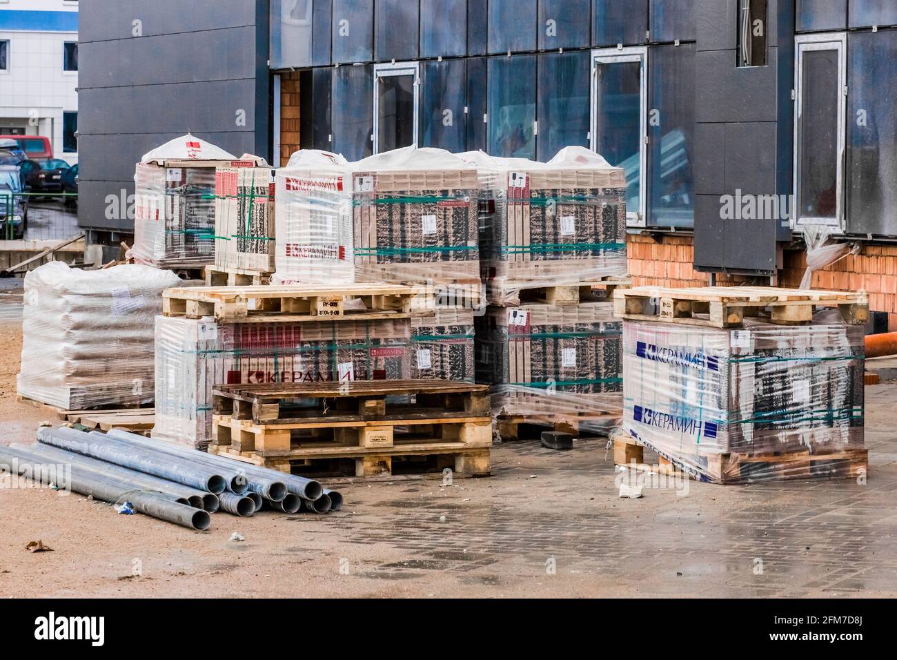Storage of building materials hires stock photography and images Alamy