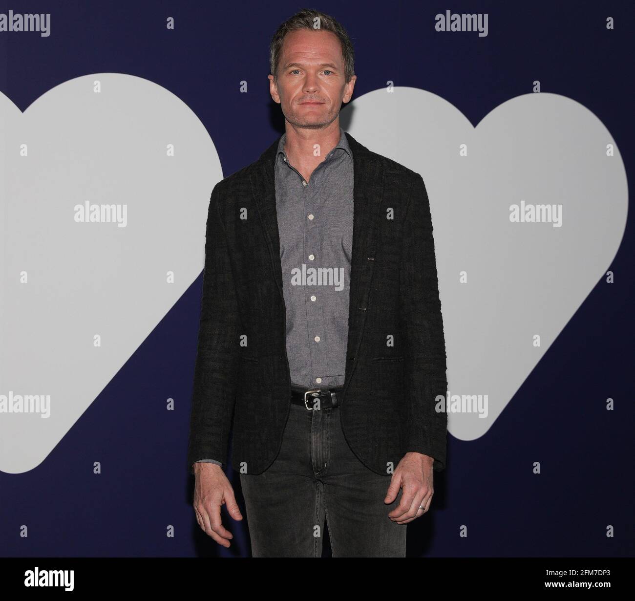 East Rutherford, NJ, USA. 6th May, 2021. Neil Patrick Harris Photo Call for CLEAR Brings Together Over 100 Family Members Separated During COVID to Reunite for the First Time, MetLife Stadium, East Rutherford, NJ May 6, 2021. Credit: CJ Rivera/Everett Collection/Alamy Live News Stock Photo