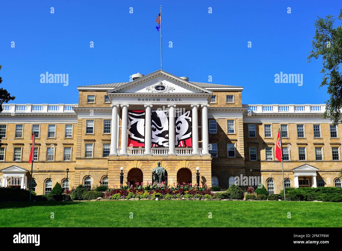 Madison, Wisconsin, USA. Hall on the campus of the University of