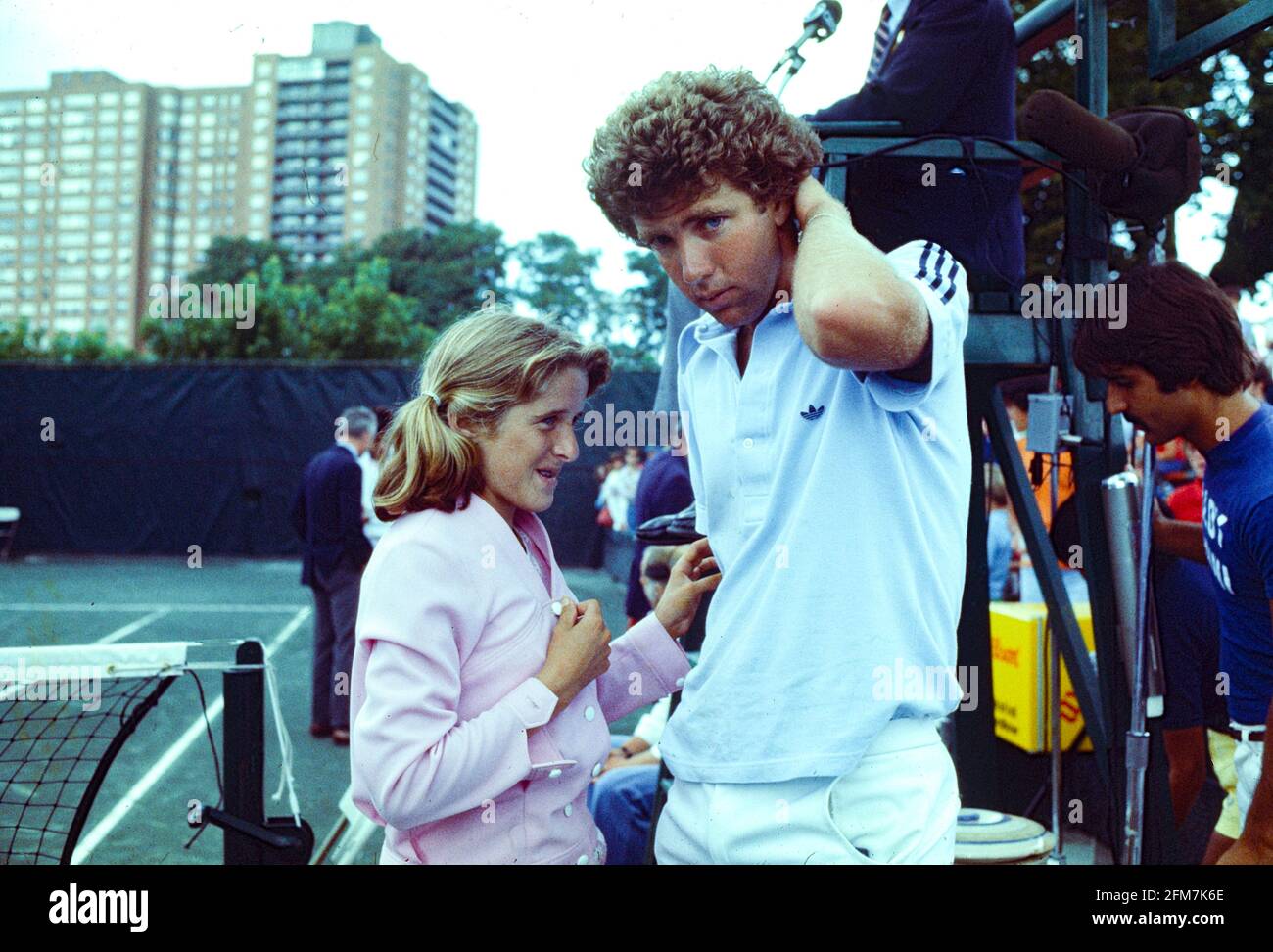 Tracy Austin (USA) with brother John at the 1977 US Open Tennis  Championships Stock Photo - Alamy