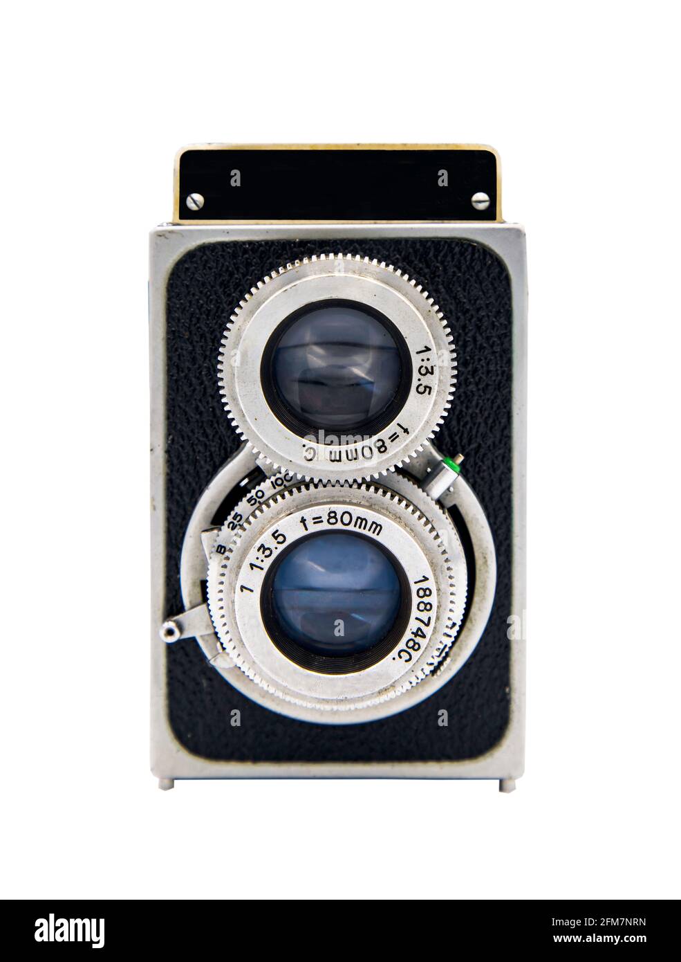 Bangkok, Thailand 05 May 2021 Vintage twin lens reflex photo camera