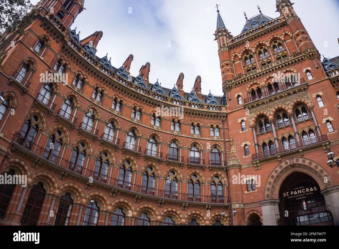 St. Pancras Renaissance London Hotel Stock Photo