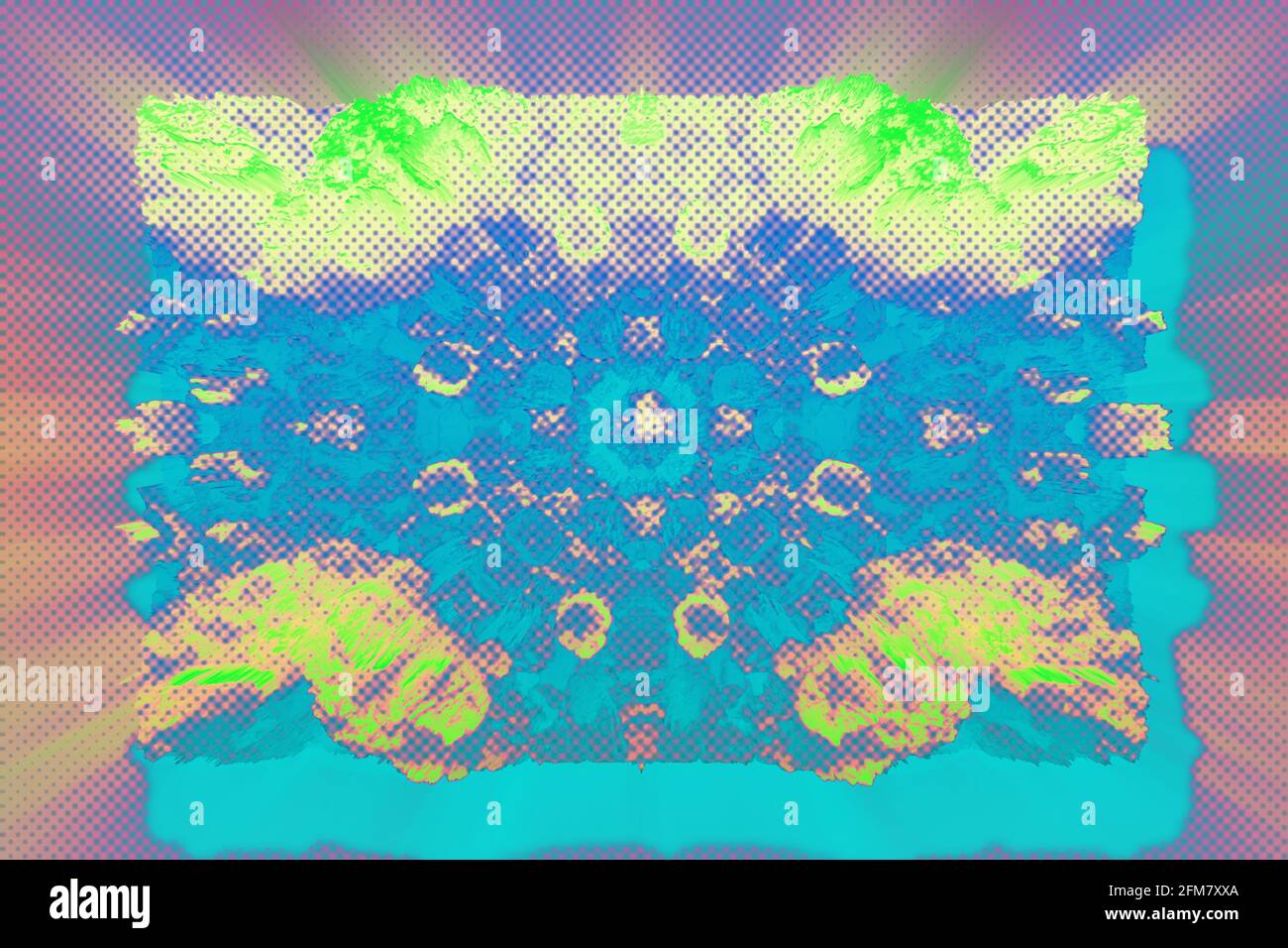 An abstract 3d psychedelic background image Stock Photo - Alamy