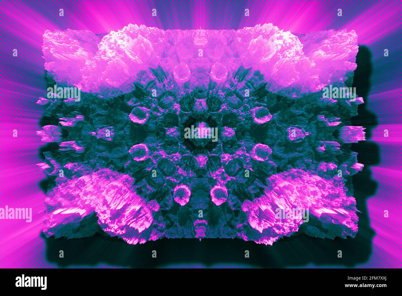 An abstract 3d psychedelic background image Stock Photo - Alamy