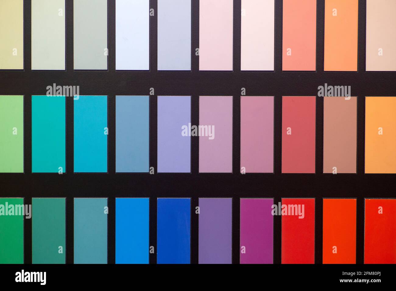 Paint store colour shades