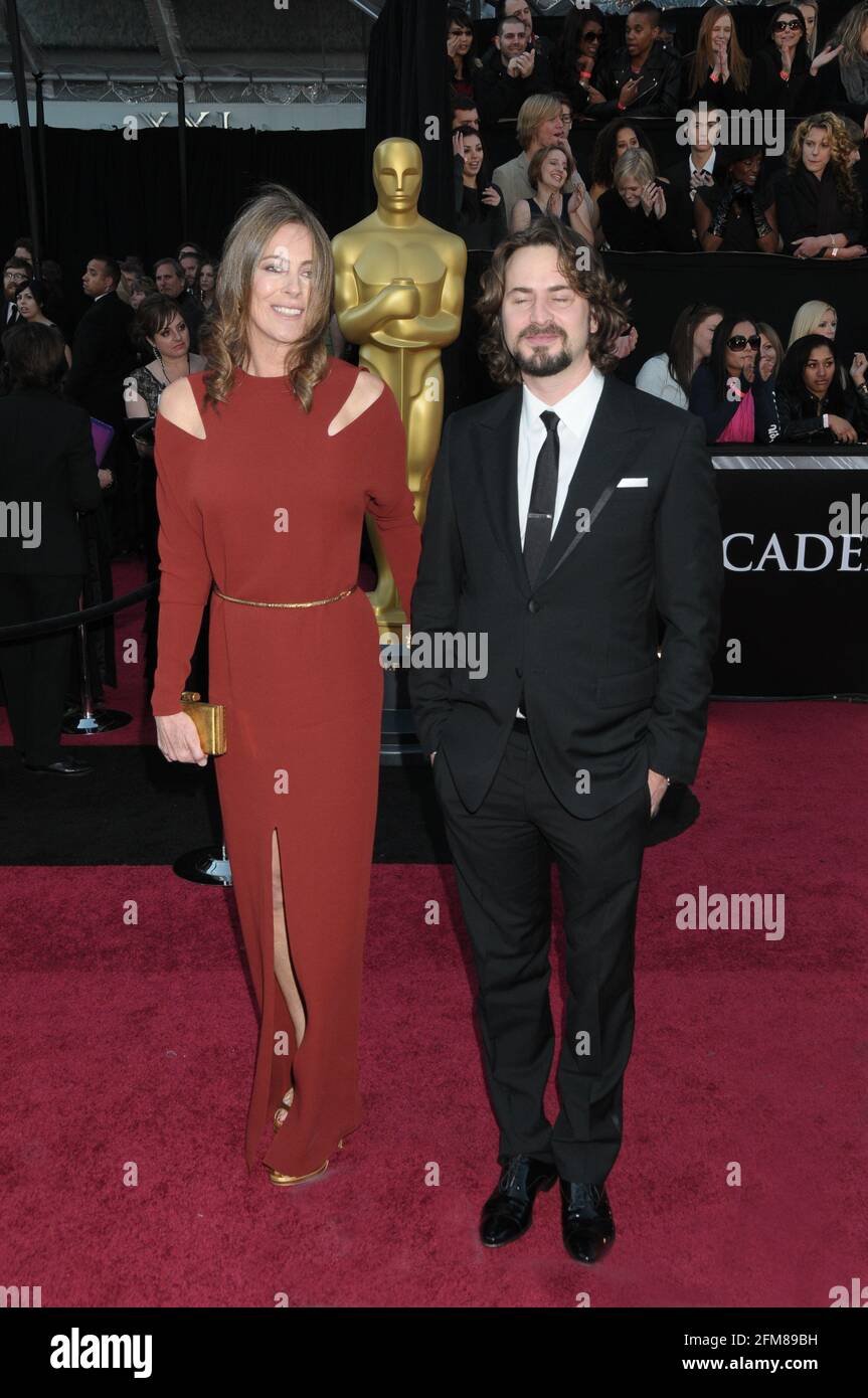 Kathryn Bigelow and Mark Boal at 83rd Annual Academy Awards held at the Kodak Theatre on February 27, 2011 in Los Angeles, Ca Stock Photo