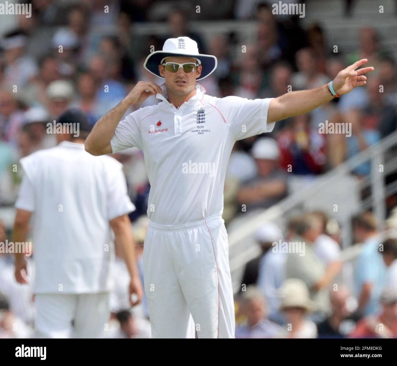 4th Test Headingley 2nd Day. ANDREW STRUSS. 8/8/09. PICTURE DAVID ...