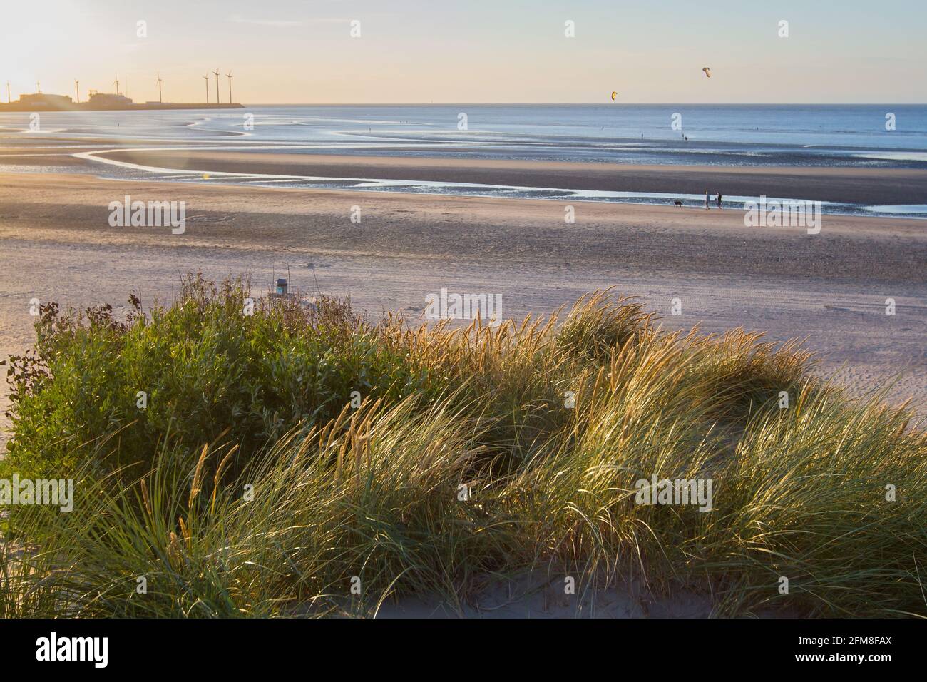 Beach in Belgium, Knokke- Heist Stock Photo - Alamy