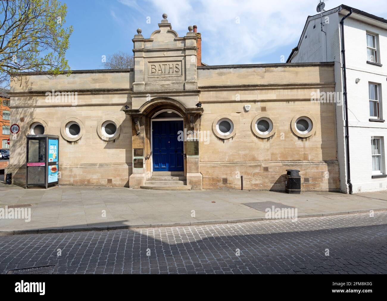 Historic building of Fore Street swimming baths, Ipswich, Suffolk, England, UK Stock Photo