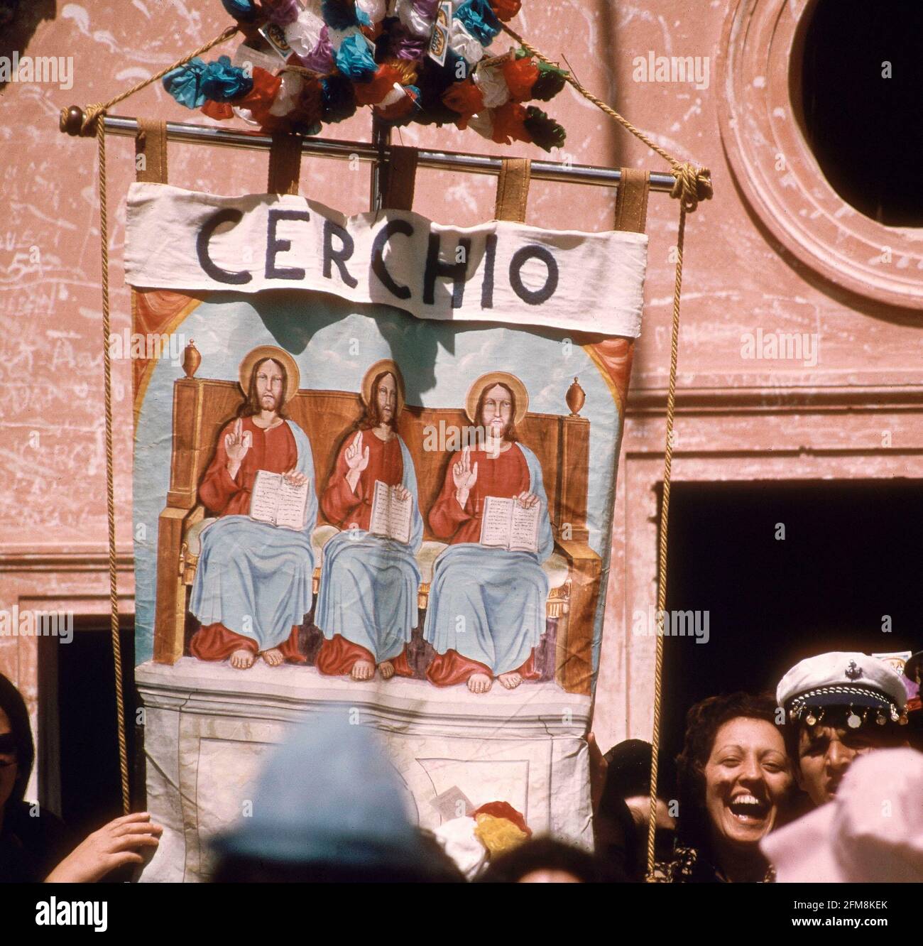 PROCESION DE PEREGRINOS. Location: EXTERIOR. LACIO. ITALIA. Stock Photo