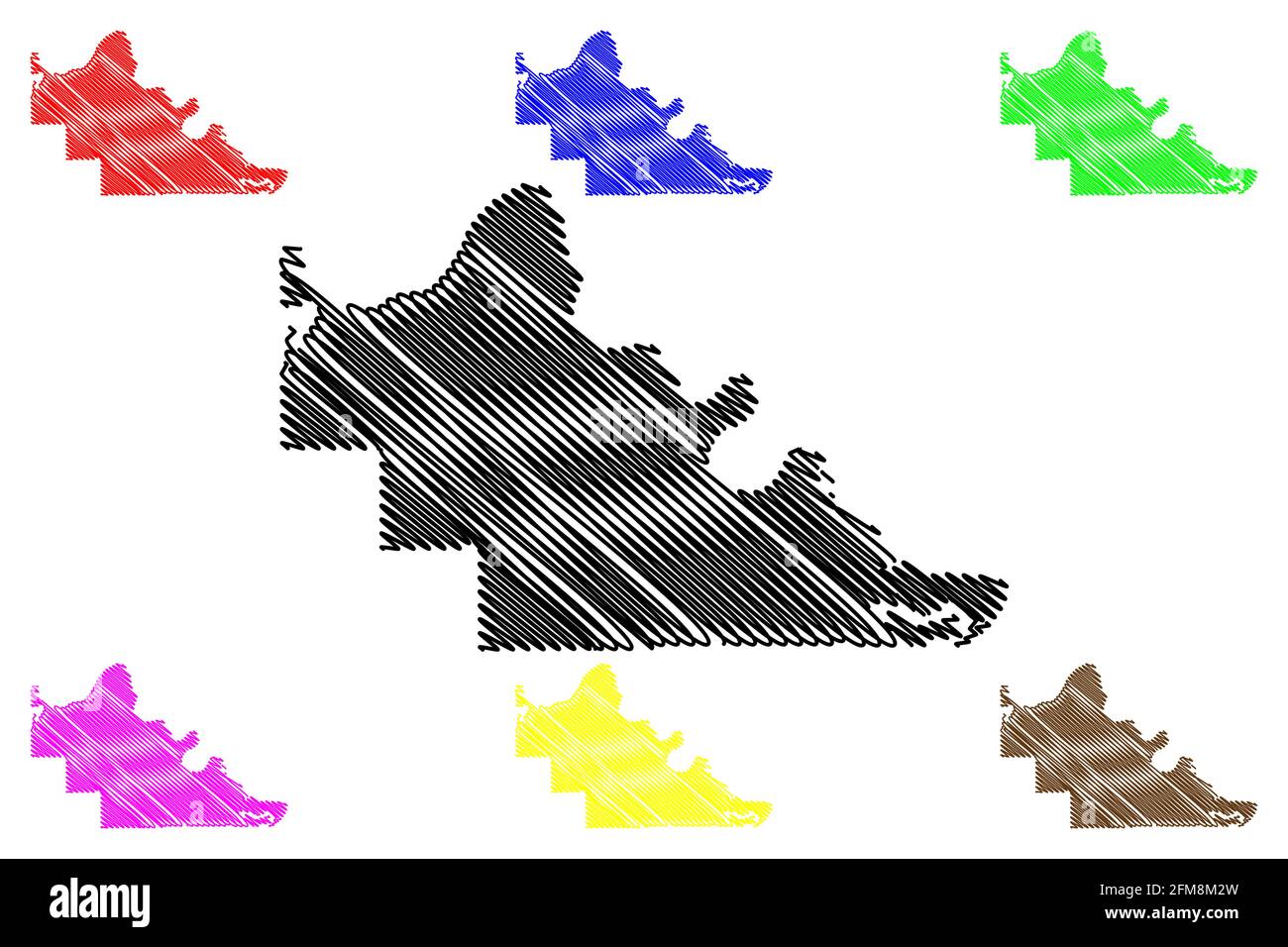 Pawnee oklahoma map Stock Vector Images Alamy