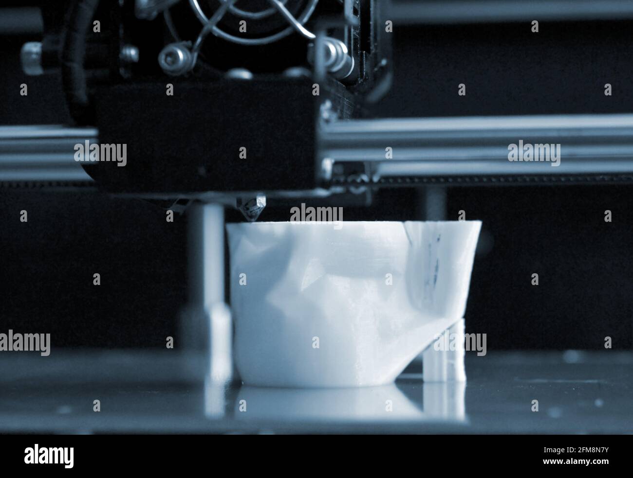 3d printer printing gray objects hi-res stock photography and images ...
