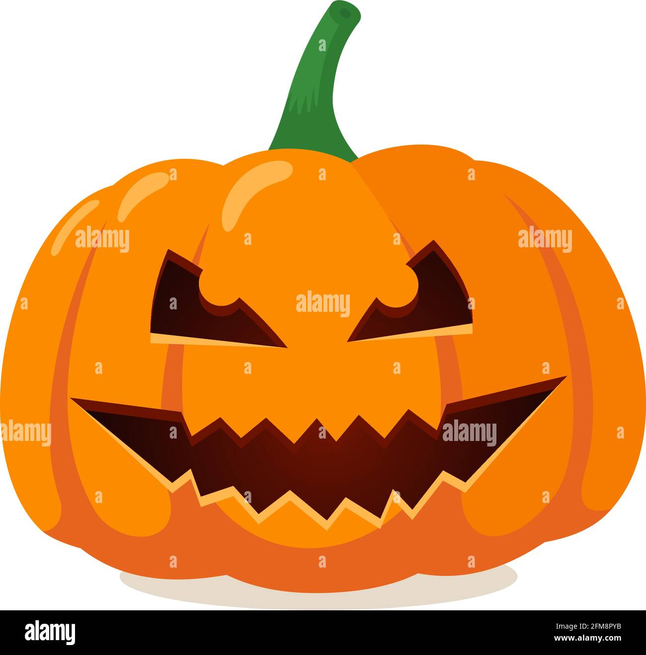 Scary Face Of Halloween Pumpkin Stock Illustration - Download Image Now -  Advertisement, Arts Culture and Entertainment, Autumn - iStock