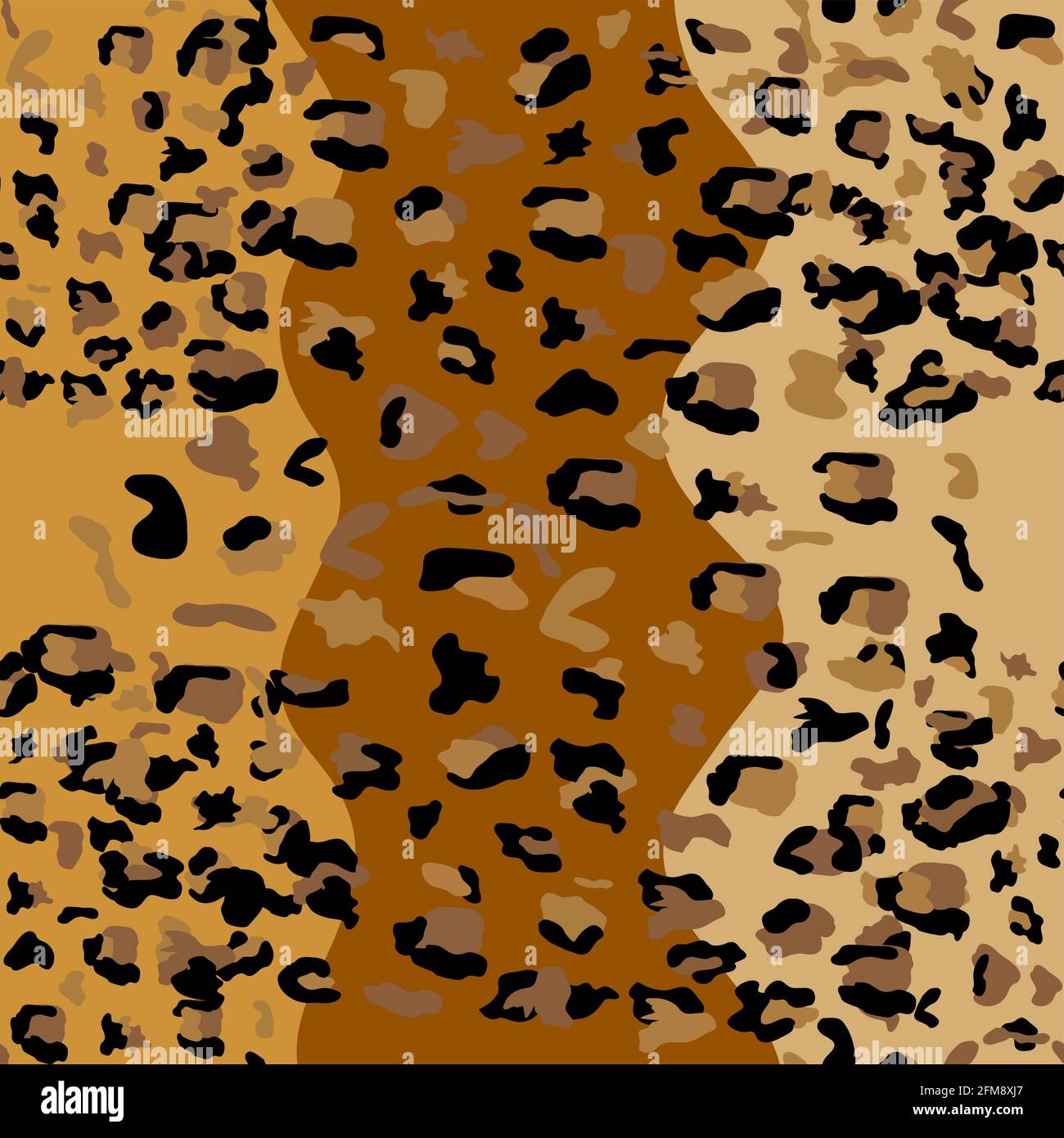 Fashionable Leopard Seamless Pattern. Stylized Spotted Leopard Skin ...