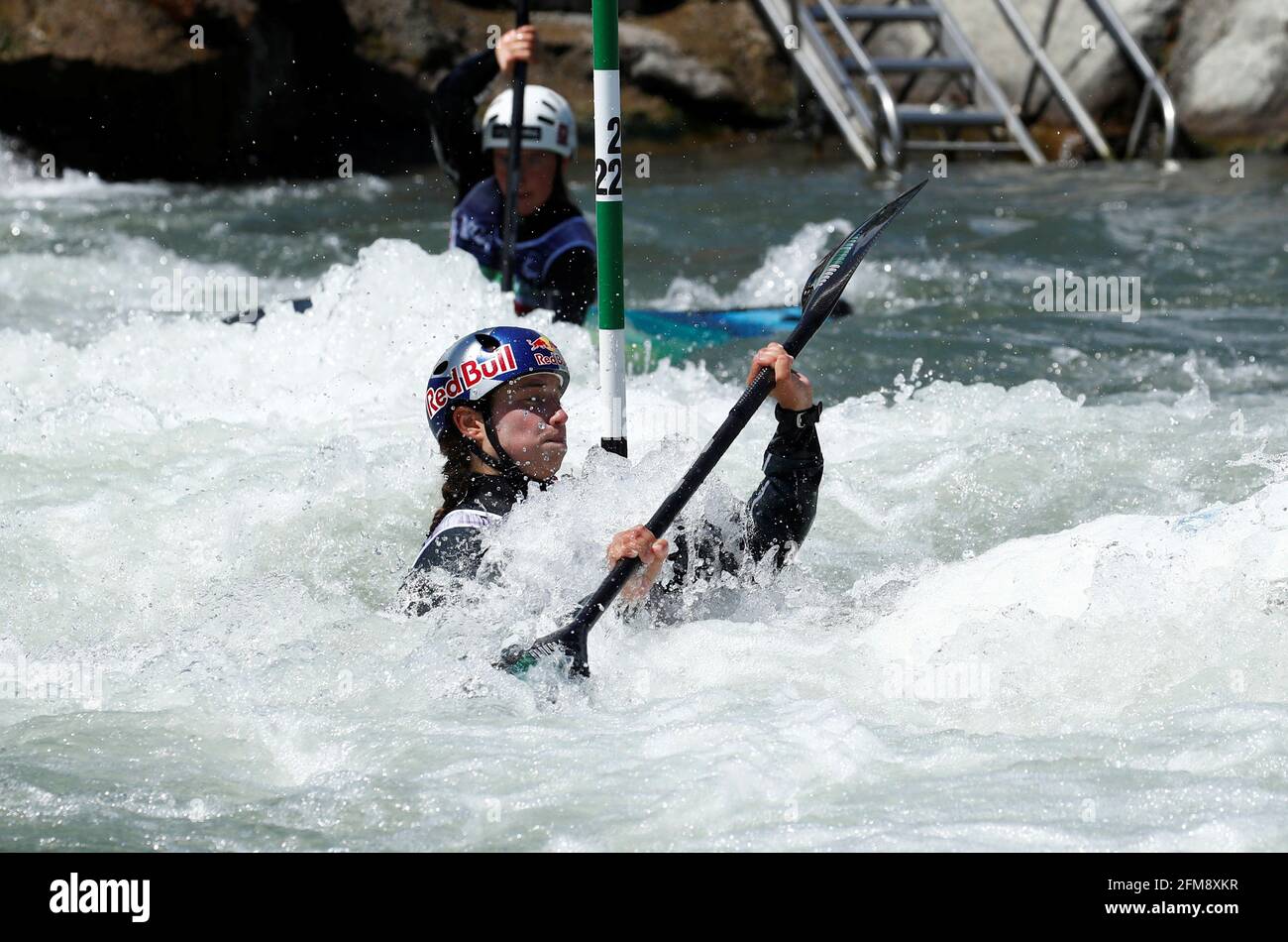 Canoeing - 2021 ECA Canoe Slalom European Championships, Ivrea, Italy - May  7, 2021 Austria's Viktoria Wolffhardt in action during the Women's Kayak  (K1) team final REUTERS/Alessandro Garofalo Stock Photo - Alamy