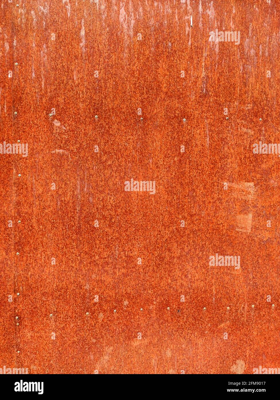 Rusty corrosion and oxidized background. Grunge rusted metal texture background. High resolution image of oxidized iron steel sheet wall. Stock Photo