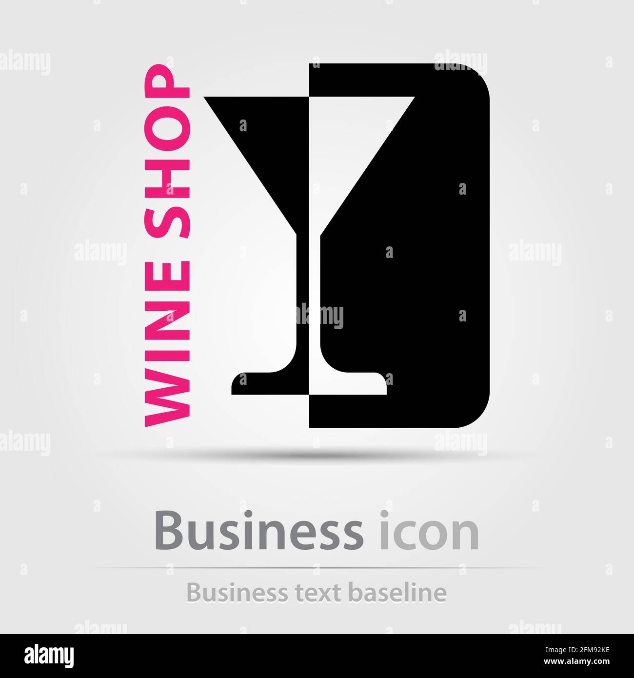 Originally created business icon for creative design tasks Stock Vector