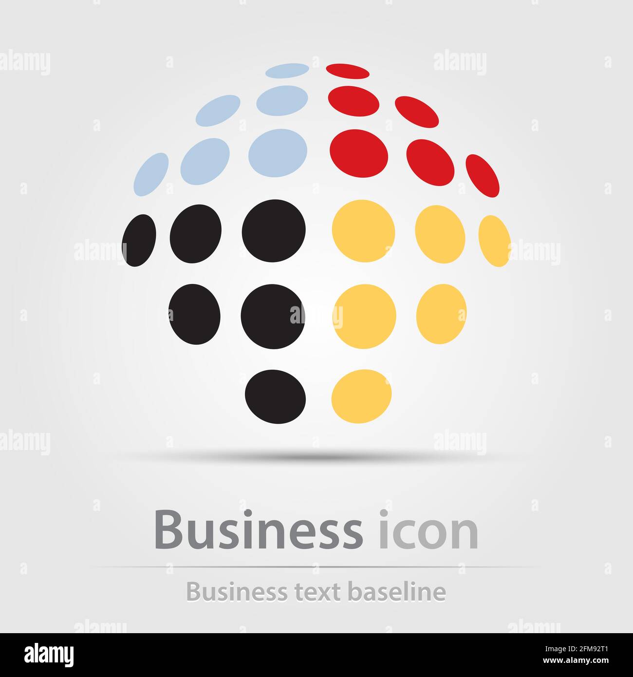 Originally created business icon for creative design tasks Stock Vector