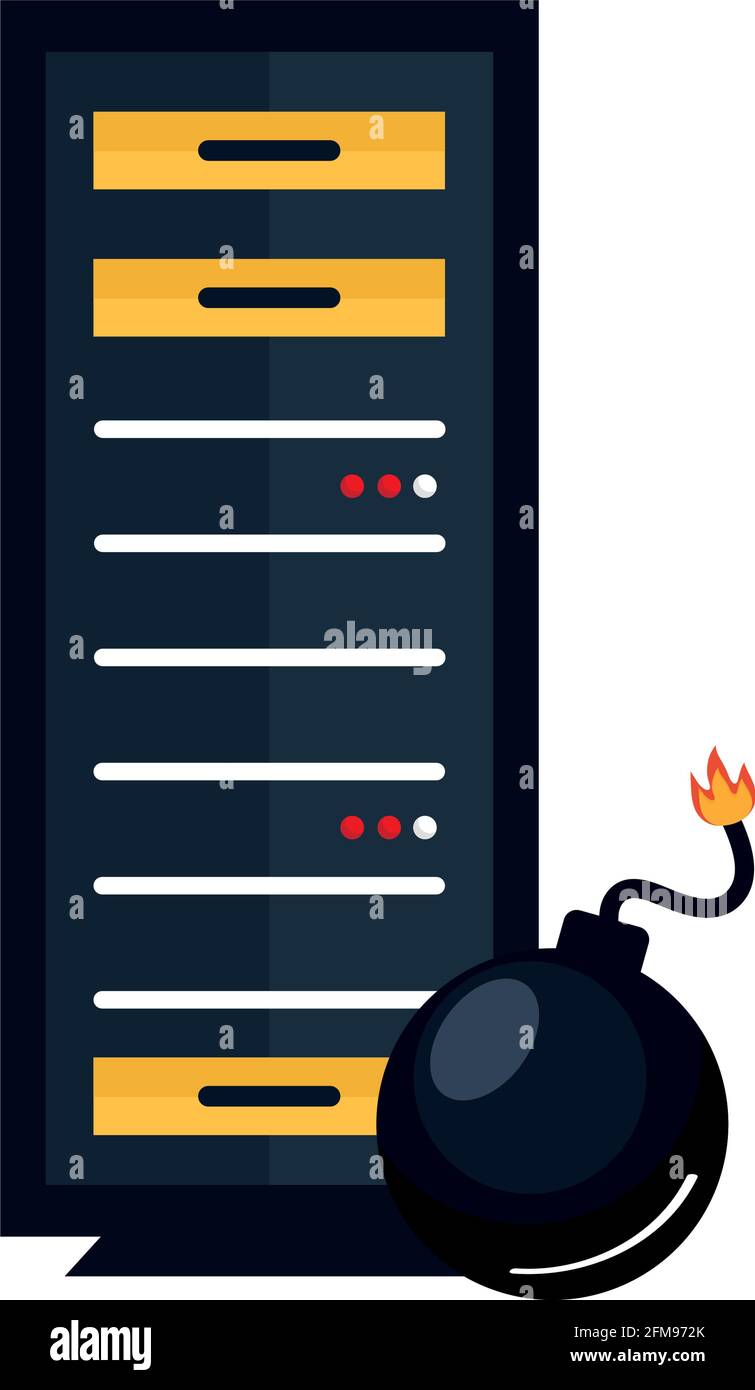 Server Bomb Bomb tower Stock Vector Images - Alamy