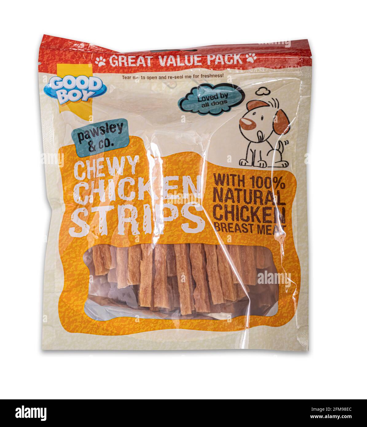 Good Boy Chewy Chicken Strips with 100 Natural Chicken Brest Meat