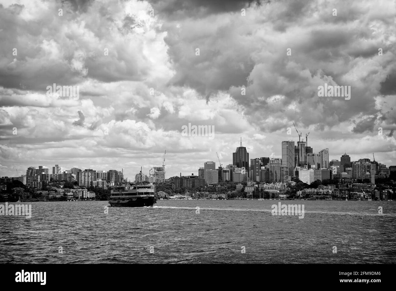 Sydney Harbour with Freshwater ferry Stock Photo Alamy
