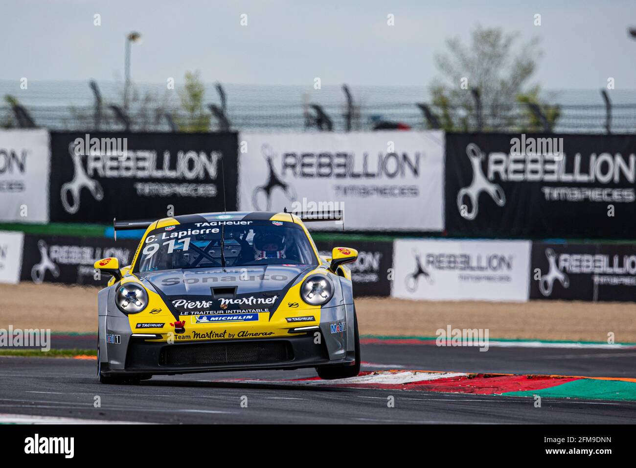 Magny Cours, France. 07th May, 2021. 911 Lapierre Christophe (fra), Pierre  Martinet by Alméras, Porsche 911 GT3 Cup Type 992, action during the 1st  round of the 2021 Porsche Carrera Cup France,