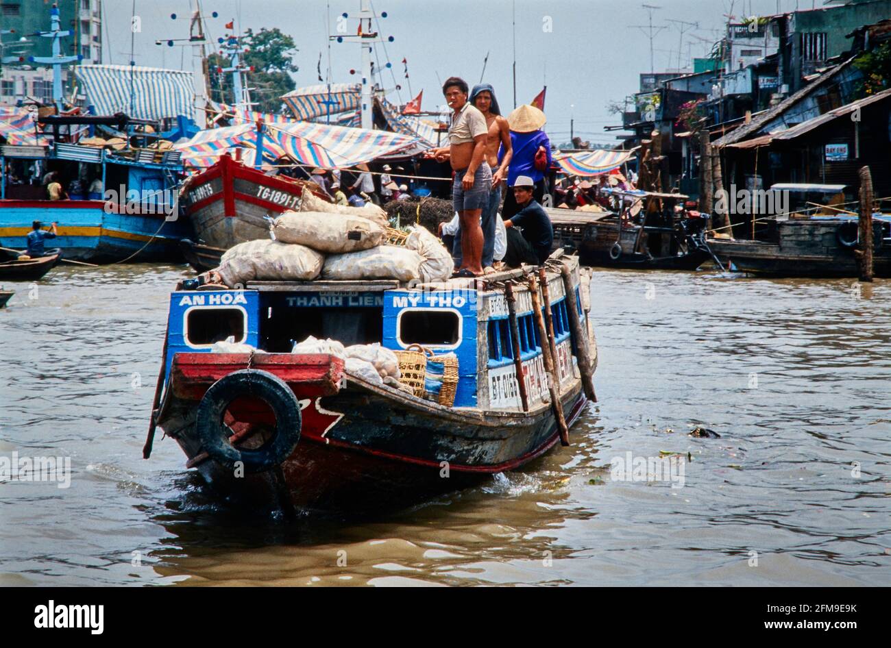 In the Mekong Delta, much of life takes place on the water. A ferry ...