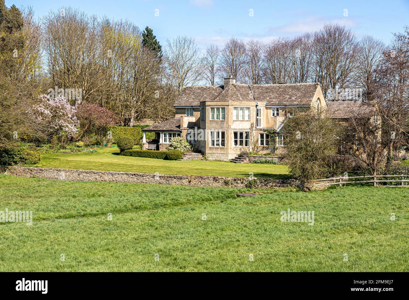 Kings Hay - A country property near the Cotswold village of Eastleach Martin, Gloucestershire UK Stock Photo