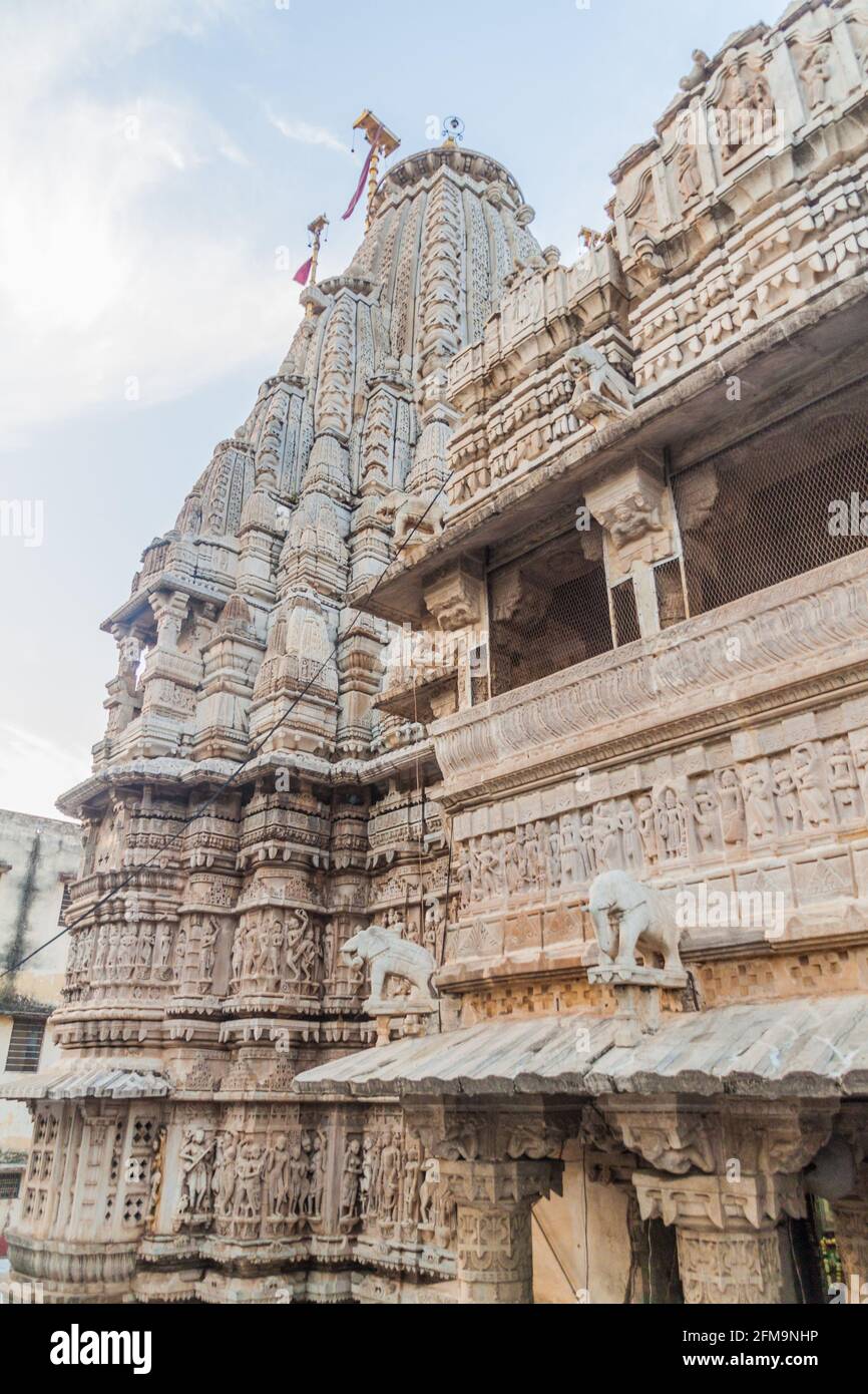 Jagdish Temple in Udaipur, Rajasthan state, India Stock Photo