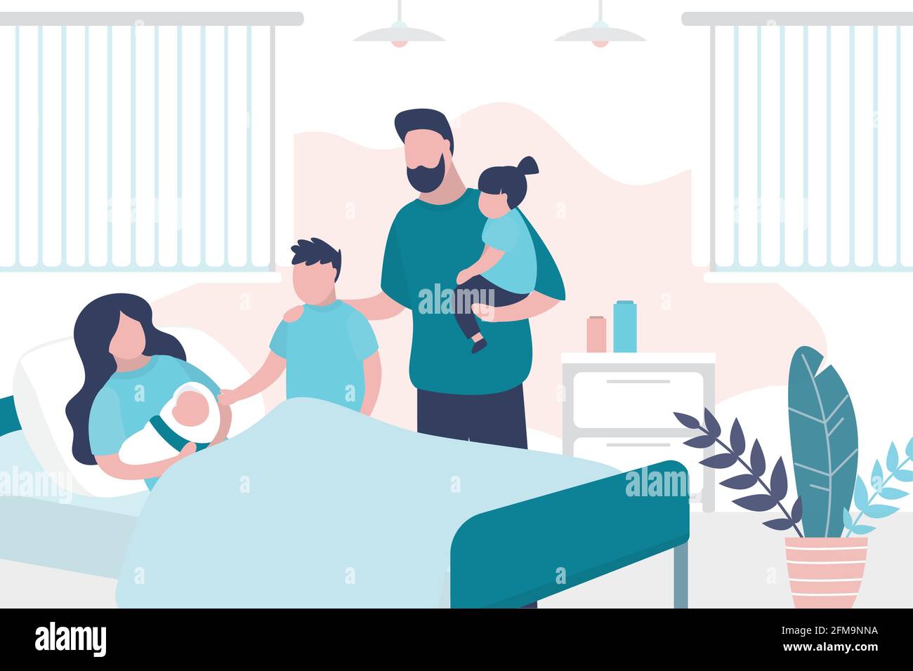 Woman Giving Birth Bed High Resolution Stock Photography and Images Alamy