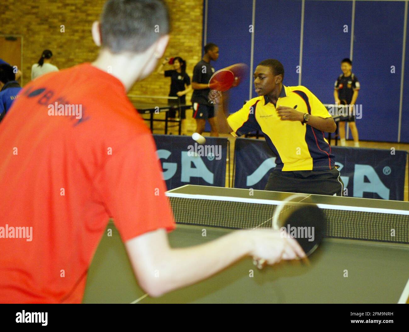 Table Tennis practice at Bacons College in south east London pic David