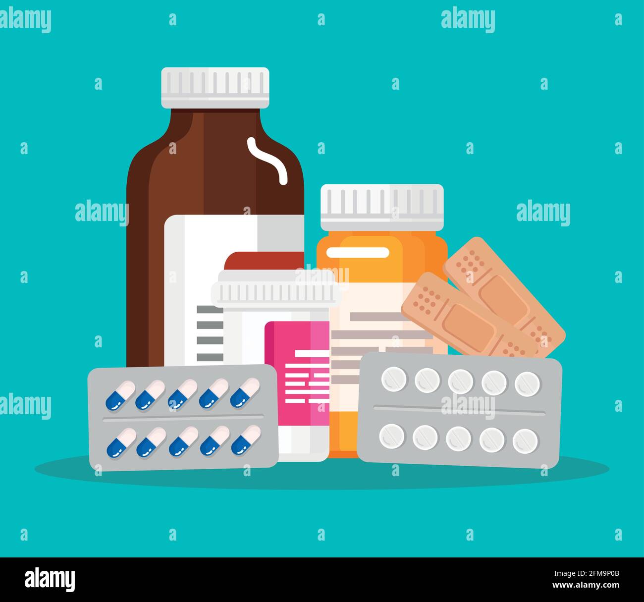 medical drugs icons Stock Vector Image & Art - Alamy