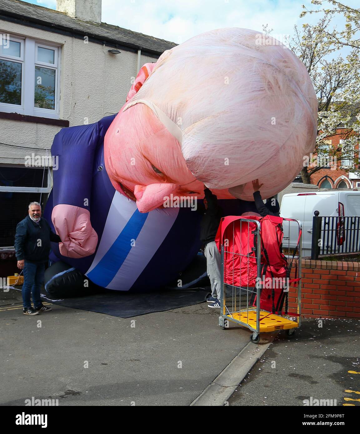 Deflated Inflatable House High Resolution Stock Photography and Images ...