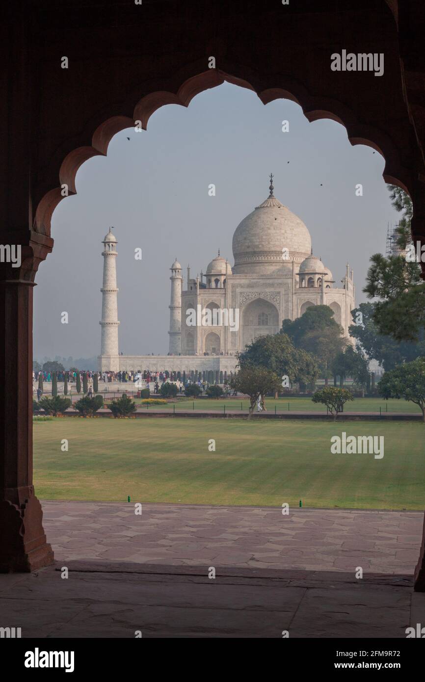 View of Taj Mahal complex in Agra, India Stock Photo Alamy
