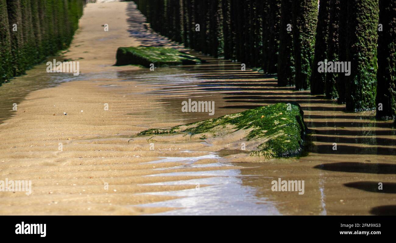 Structures in the sand Stock Photo - Alamy