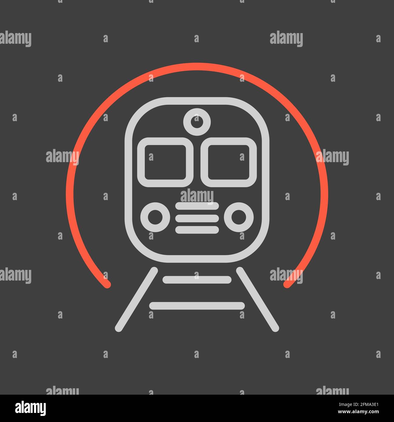 Subway underground metro train flat vector icon on dark background. Graph  symbol for travel and tourism web site and apps design, logo, app, UI Stock  Vector Image \u0026 Art - Alamy, image size:1300x1390