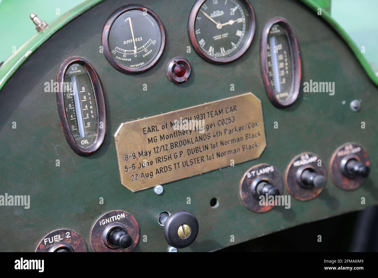 MG C Type 'Montlhery' Midget (1931 Earl of March Team Car), Brooklands Museum, Weybridge, Surrey, England, Great Britain, United Kingdom, UK, Europe Stock Photo