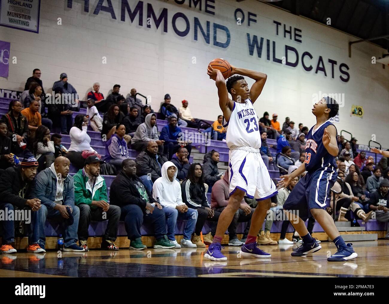HAMMOND, UNITED STATES Dec 09, 2017 Hammond vs Westside high school