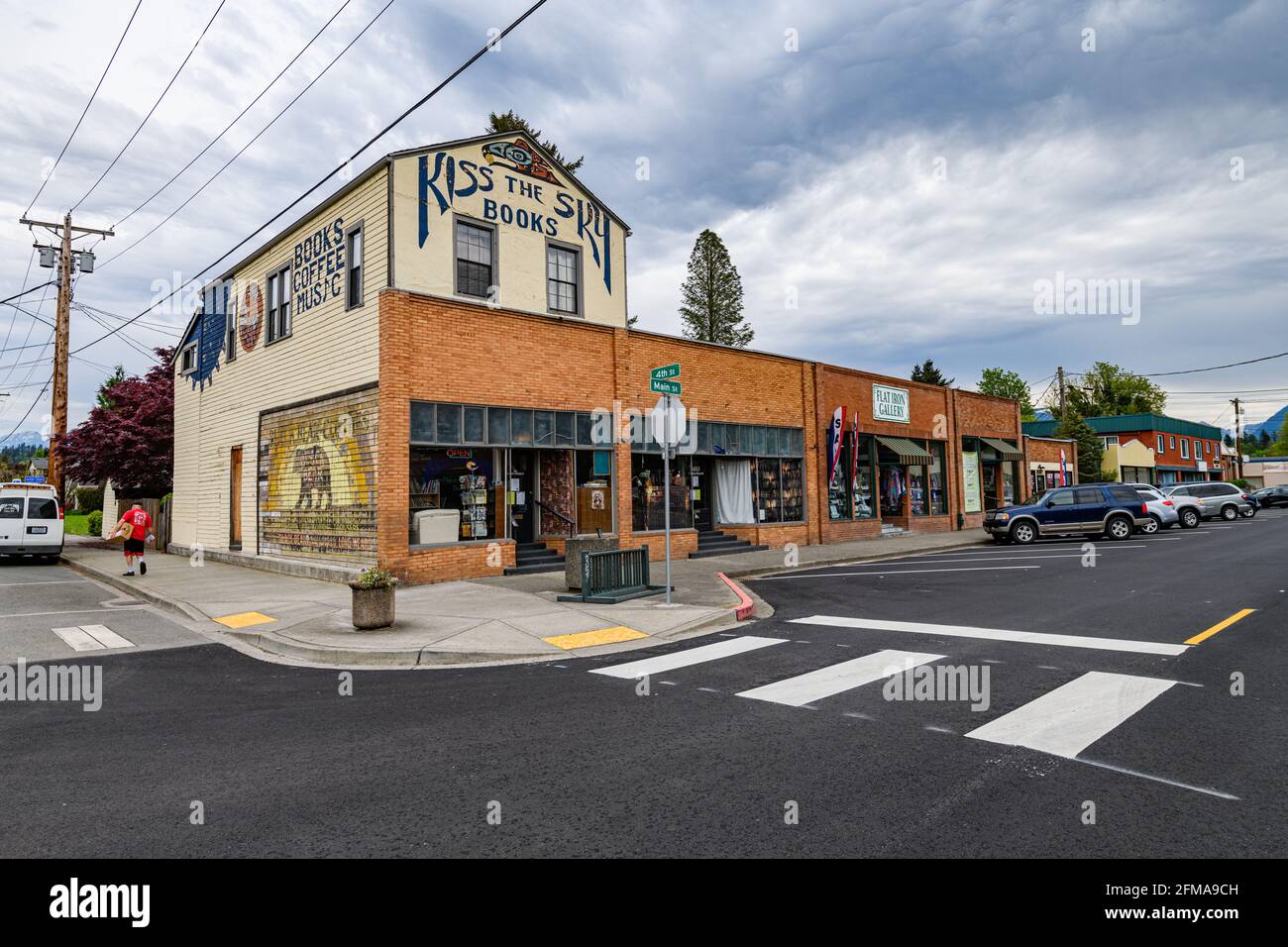 Sultan, WA, USA May 06, 2021; Kiss the Sky traditional book store on