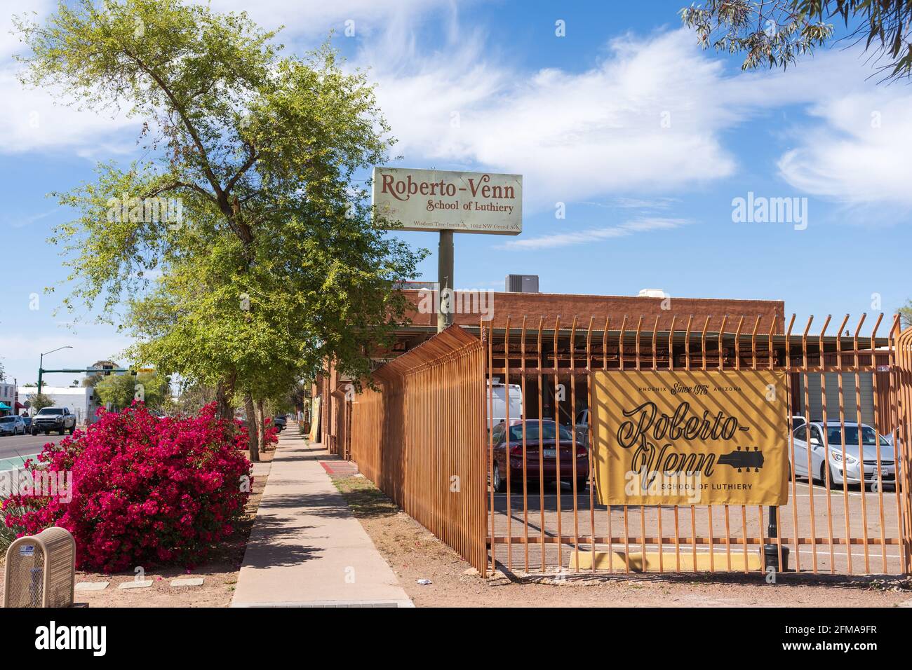 Phoenix, AZ - March 20, 2021: Roberto-Venn School of Luthiery is a private  school focused on guitar repair and construction Stock Photo - Alamy