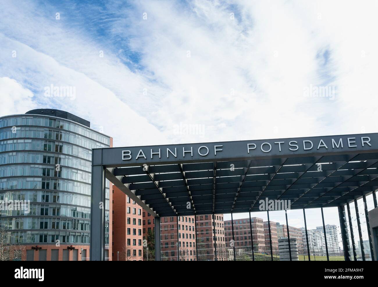 Berlin-Mitte, Potsdamer Platz, train station, entrance hall Stock Photo