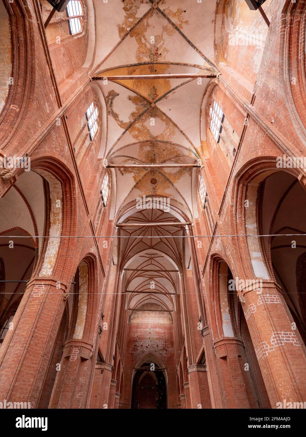 St. Georgen Church, inside, Wismar, UNESCO World Heritage, Mecklenburg-Western Pomerania, Germany Stock Photo