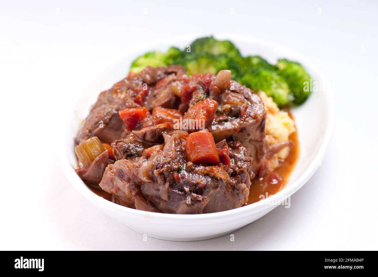 osso buco veal shank Stock Photo Alamy