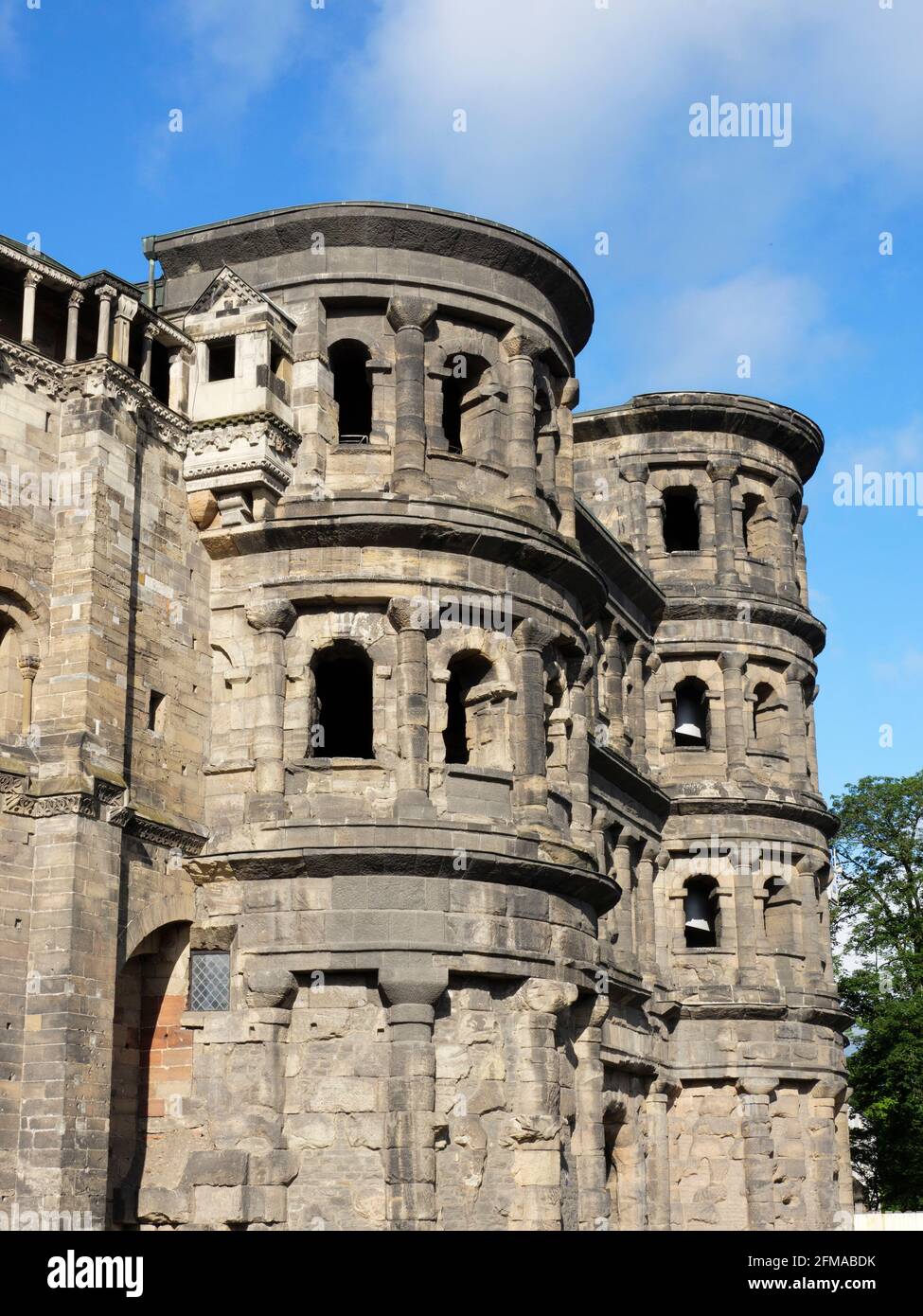 Porta Nigra, Trier, UNESCO World Heritage, Rhineland-Palatinate, Germany Stock Photo